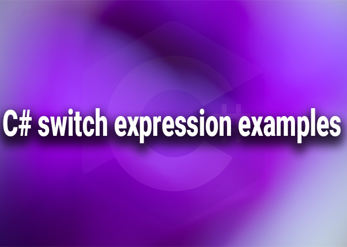 c# switch expression examples